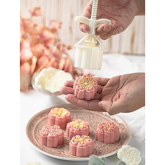 Pekanbaru Cetakan Mooncake / Kue Bulan Plastik Motif 25Gr