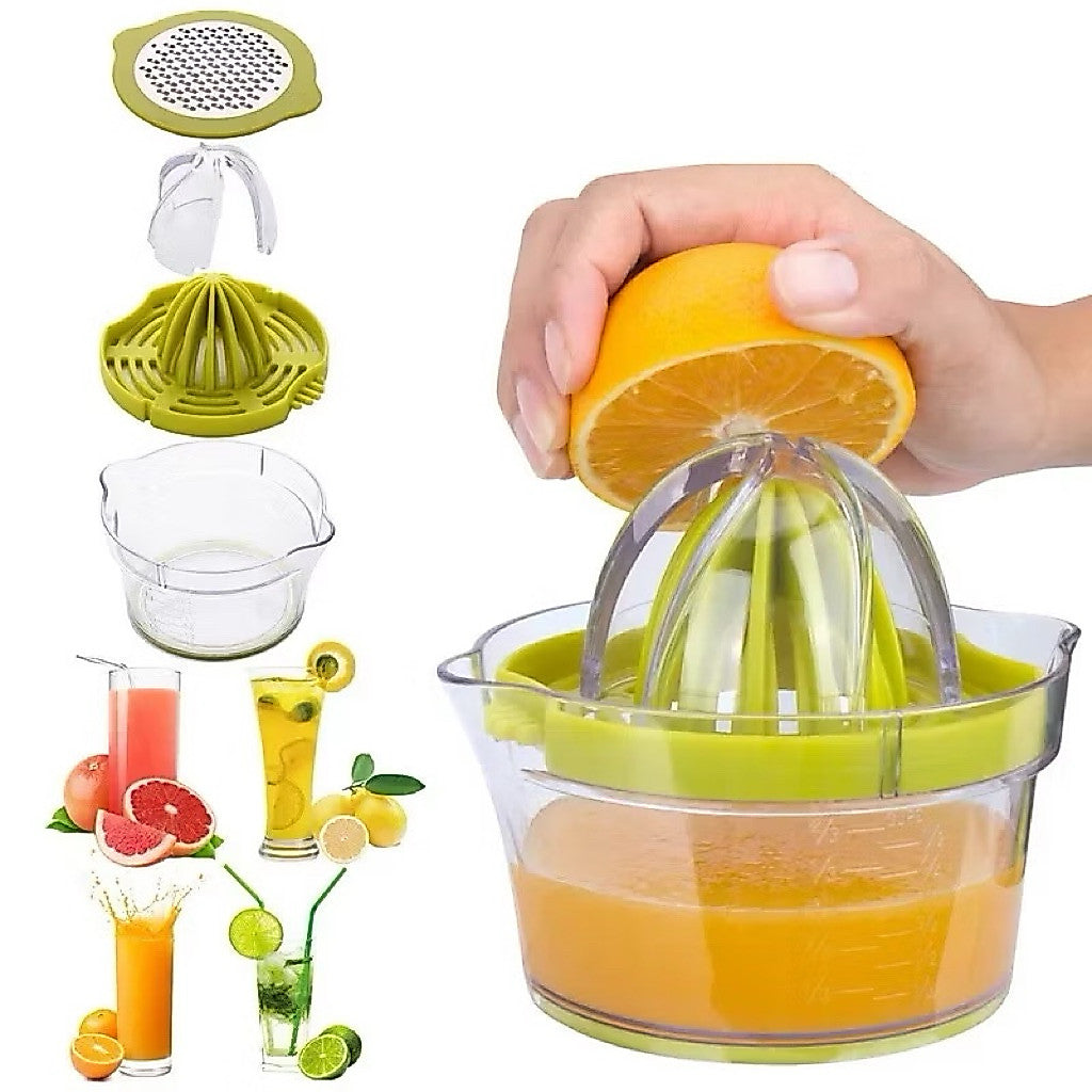 Pekanbaru (TERBARU) Alat Peras Juicer Manual 4 In 1 Parutan Dan Pemisah Telor Jeruk Lemon Citrus Orange Jeruk Nipis Manual Multifungsi