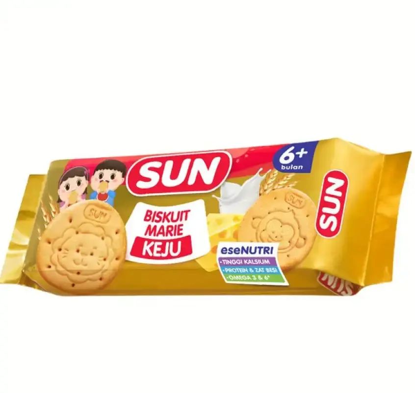Pekanbaru Sun Biskuit Marie Keju 80Gr