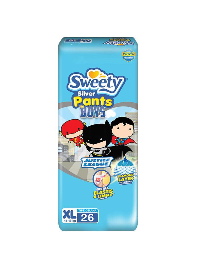 Pekanbaru Sweety Silver Pants Boy Xl 26S
