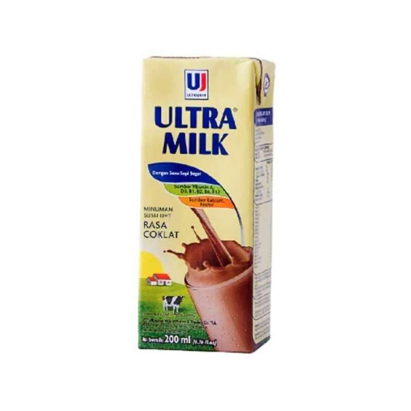 Pekanbaru Susu Ultra Milk Slim Chocolate 200 Ml