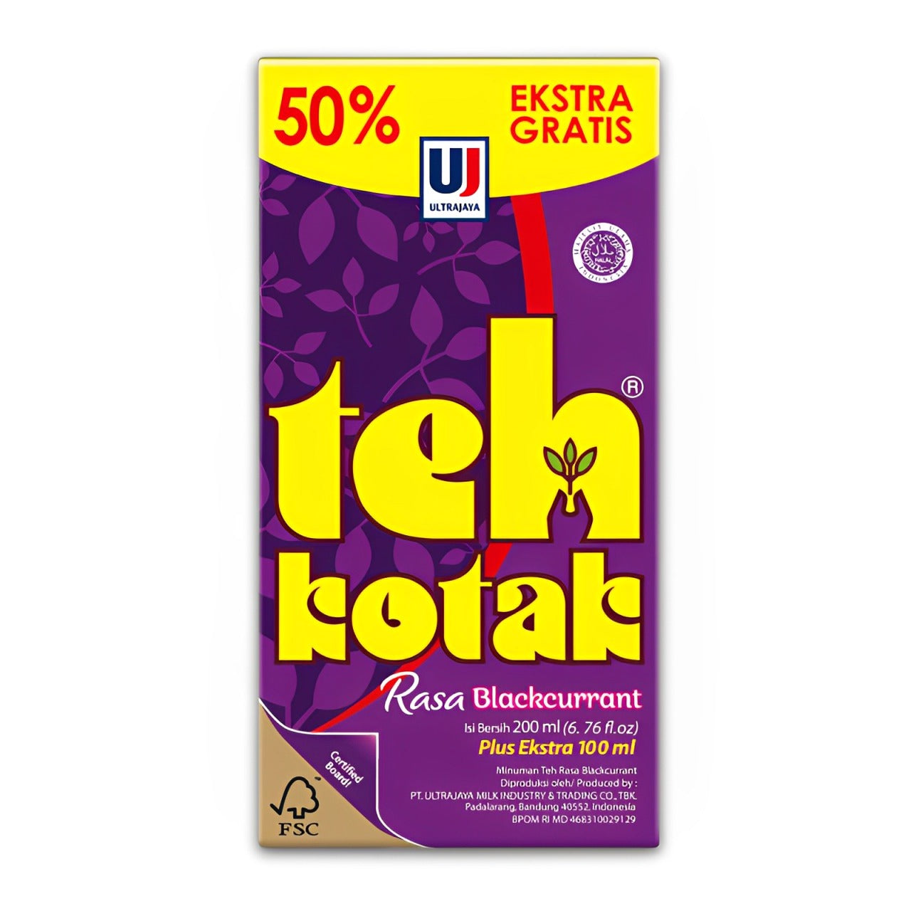 Pekanbaru Ultra Teh Kotak Blackcurrant 200Ml Tta
