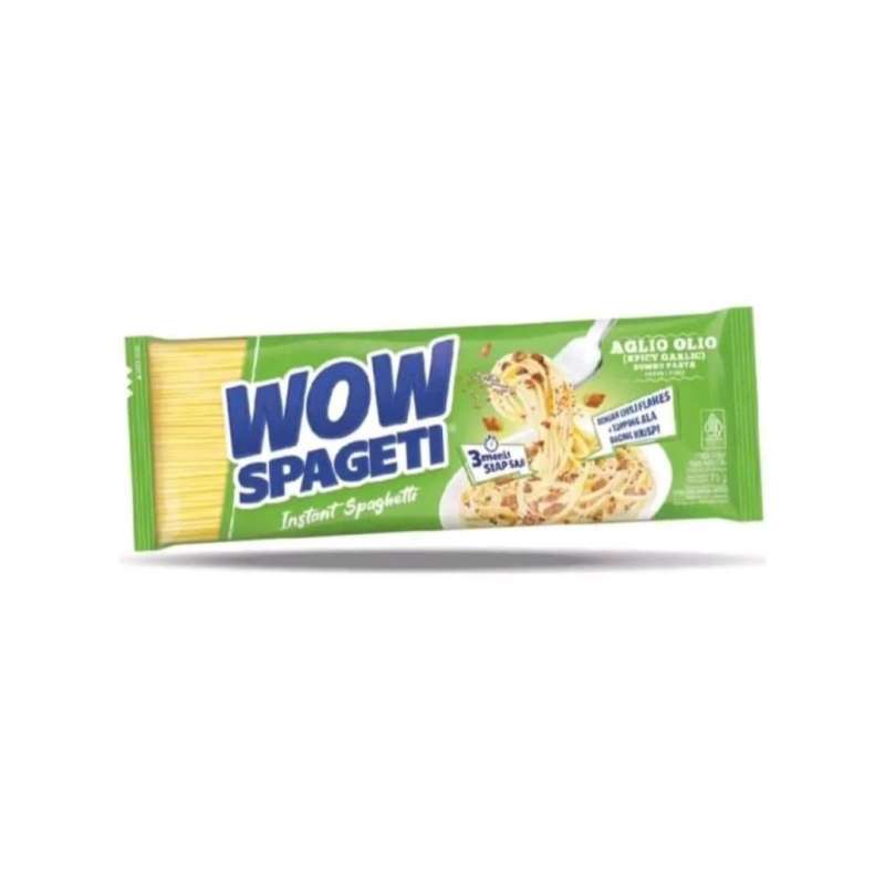 Pekanbaru Wow Instant Spageti Aglio Olio 75G