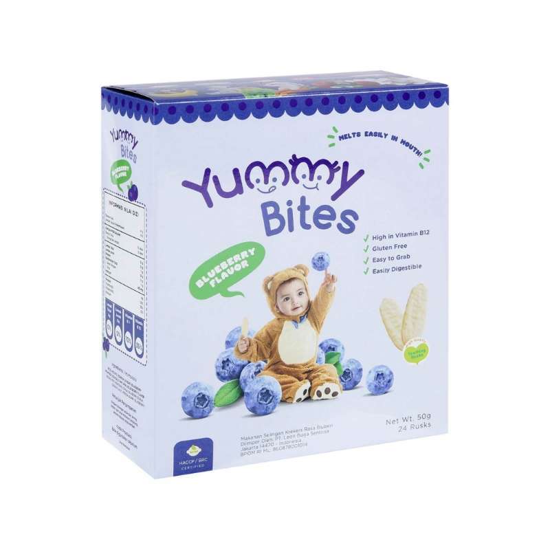 Pekanbaru Yummy Bites Blueberry Flavor 50G