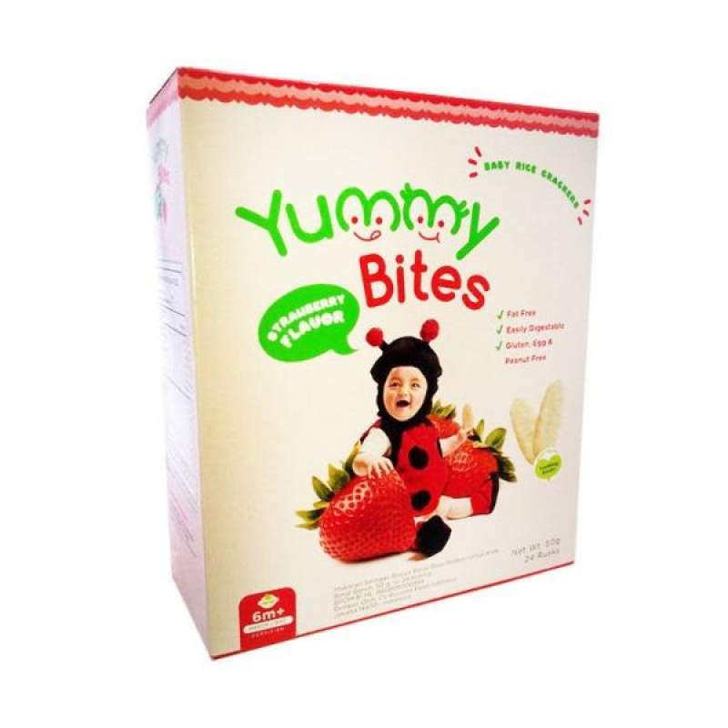 Pekanbaru Yummy Bites Strawberry 50Gr Box