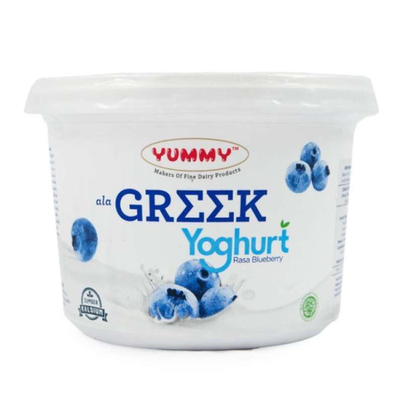 Pekanbaru Yummy Yghrt Greek Blueberry 500Gr