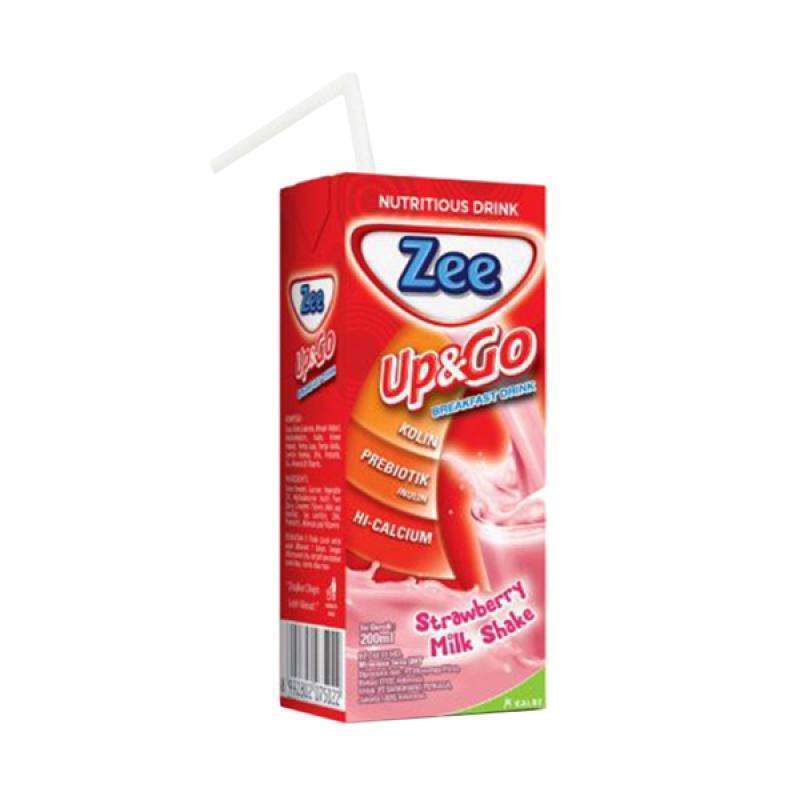 Pekanbaru Zee Rtd Strawberry Milk Shake 185Ml