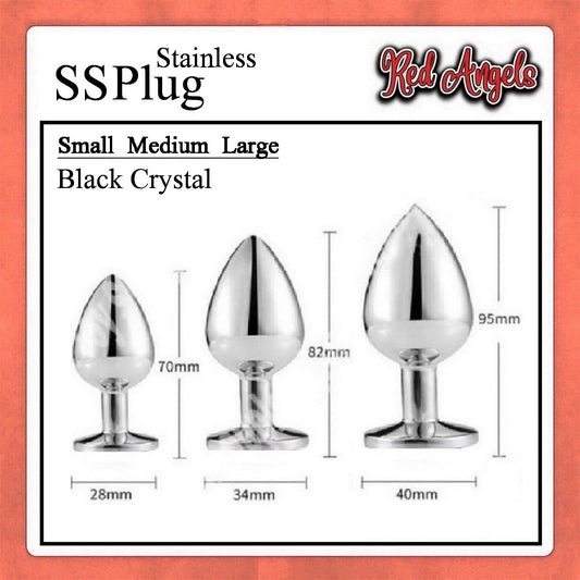 Pekalongan Red Angels Plug Anal Stainless Steell Ukuran M S L