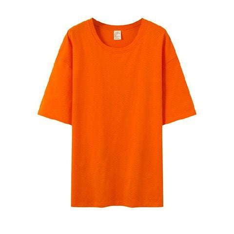 Pekanbaru Kaos Polos 100% Cotton Kaos Lengan Pendek Simple Tanpa Gambar Warna Warni Colorful Plain T-shirt Kaos Couple Teman Pacar Keluarga Sahabat Unisex Kaos Oversize Berkualitas Unisex Korean Style