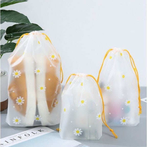 Pekanbaru HR-[POUCH SERUT] Travel Pouch Organizer Bag Tas Serut Tempat Penyimpanan Alat Make Up Mandi Waterproof