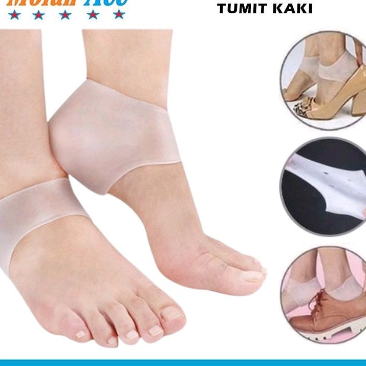 Pekanbaru Pelindung Tumit Kaki Gel Silikon Lembut Bantalan Alas Sepatu Anti