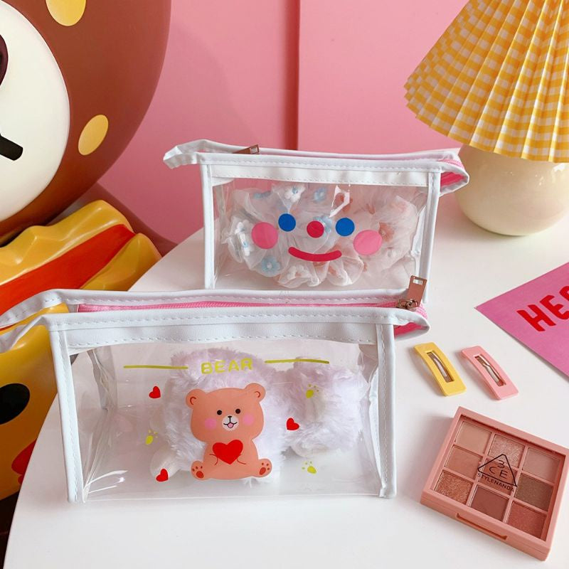 Pekanbaru Pouch Dompet Mika Make Up Kawai Pouch Resleting Tempat Alat Tulis Pouch