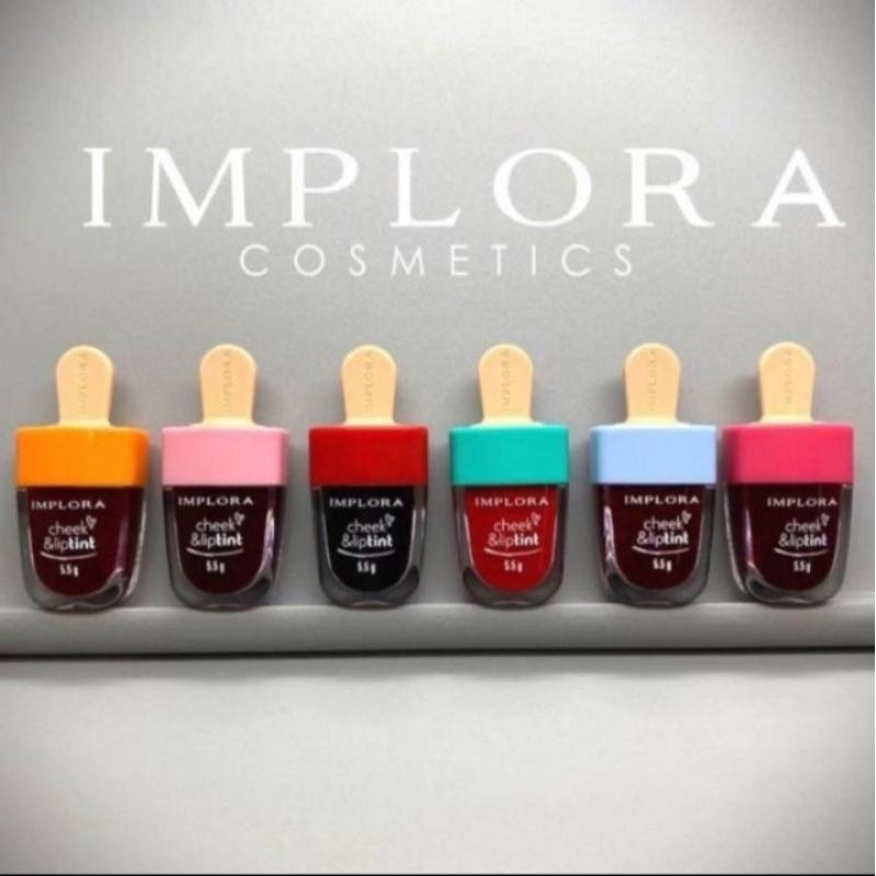 Pekanbaru Implora Liptint Matte/ Liptint Icecream Longlasting