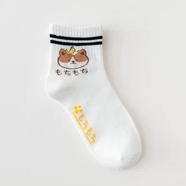 Pekanbaru Kaos Kaki Puppy Japanese Style Kaos Kaki Lucu Gemesh Kaos Kaki Putih Panjang Berkualitas Cute Puppy Women Socks Kaos Kaki Lembut Simple High Quality Colorful Sock Korean Style