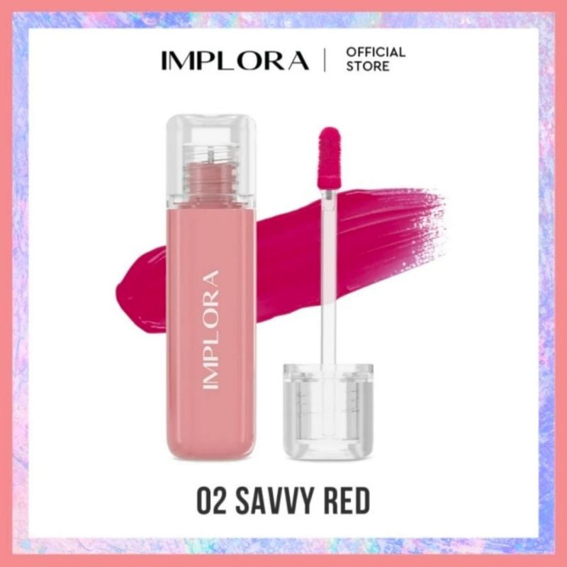 Pekanbaru Implora Jelly Tint Implora Jelly Tint 3X Bibir Halus, Glossy, Dan Bervolume