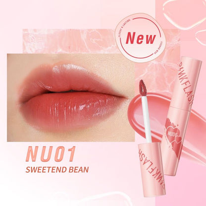 Pekanbaru Pinkflash Watery Glam Lipgloss Super Glossy Shiny Lip Tint High Quality