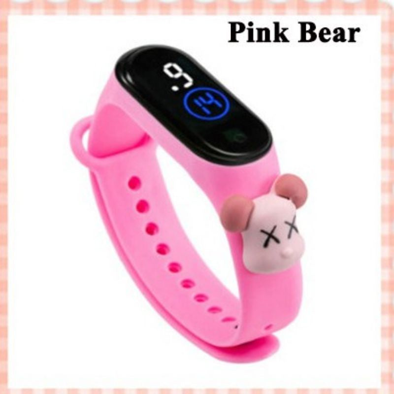 Pekanbaru Jam Tangan Anak Karakter Led Motif Kartun Gelang Anak Perempuan Laki Laki