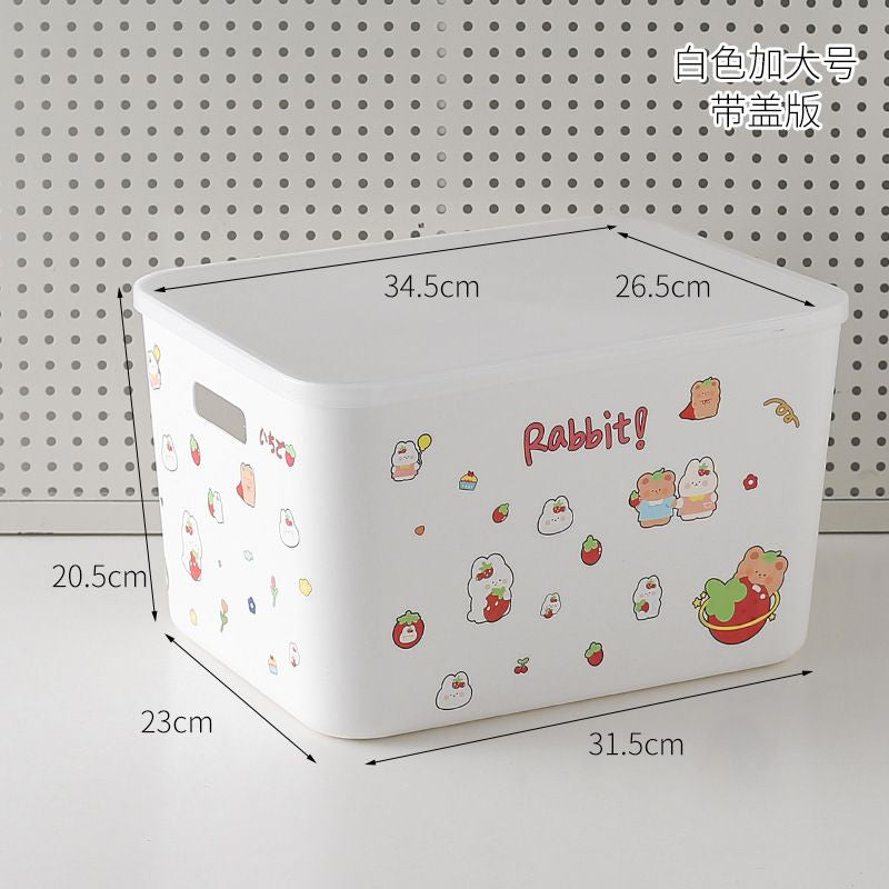 Pekanbaru Rak Barang Putih Polos Kotak Penyimpanan Aesthetic Tempat Penyimpanan Pegangan Kiri Kanan Room Desk Organizer Berkualitas Stationary Kit Lucu Unik
