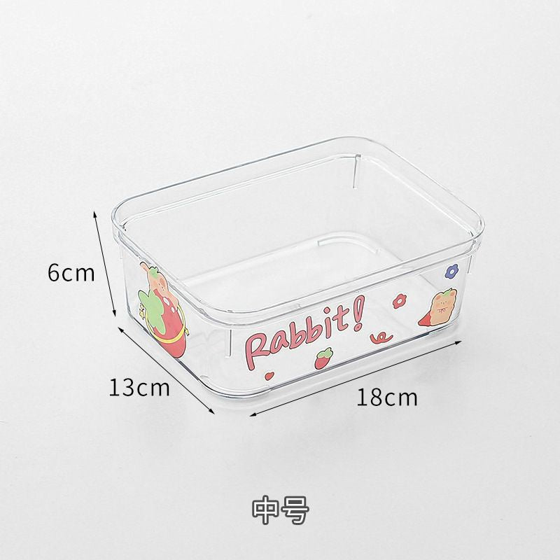 Pekanbaru Rak Penyimpanan Barang Transparan Clear Drawer Aesthetic Stationary Kit Room Decoration Tempat Simpan Barang Bening Organizer