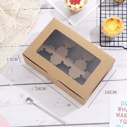 Pekanbaru Box / Kotak Cupcake Muffin Karton Dengan Display