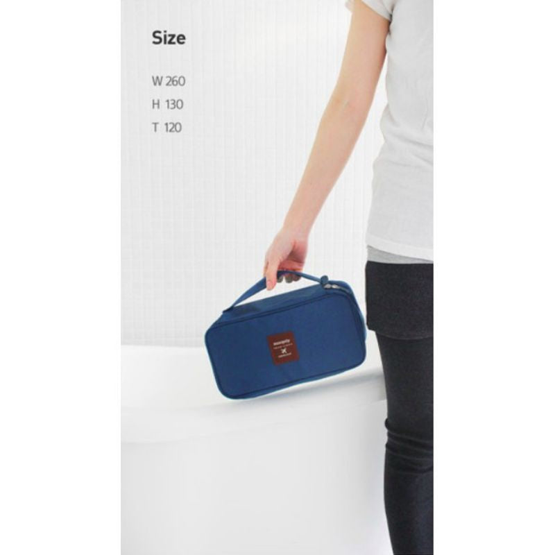 Pekanbaru Tas Pakaian Dalam /Bh Underwear Pouch Organizer Bag Travel Bra