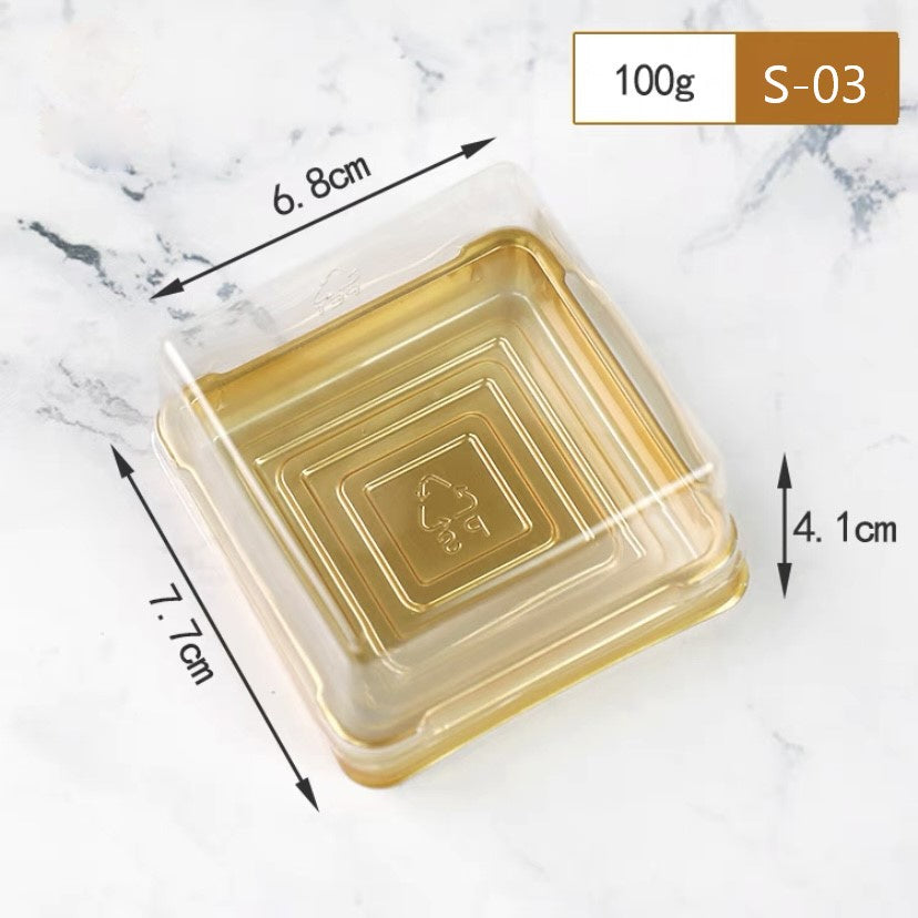 Pekanbaru Mooncake Tray / Alas Kue Bulan Dengan Tutup Berbagai Ukuran