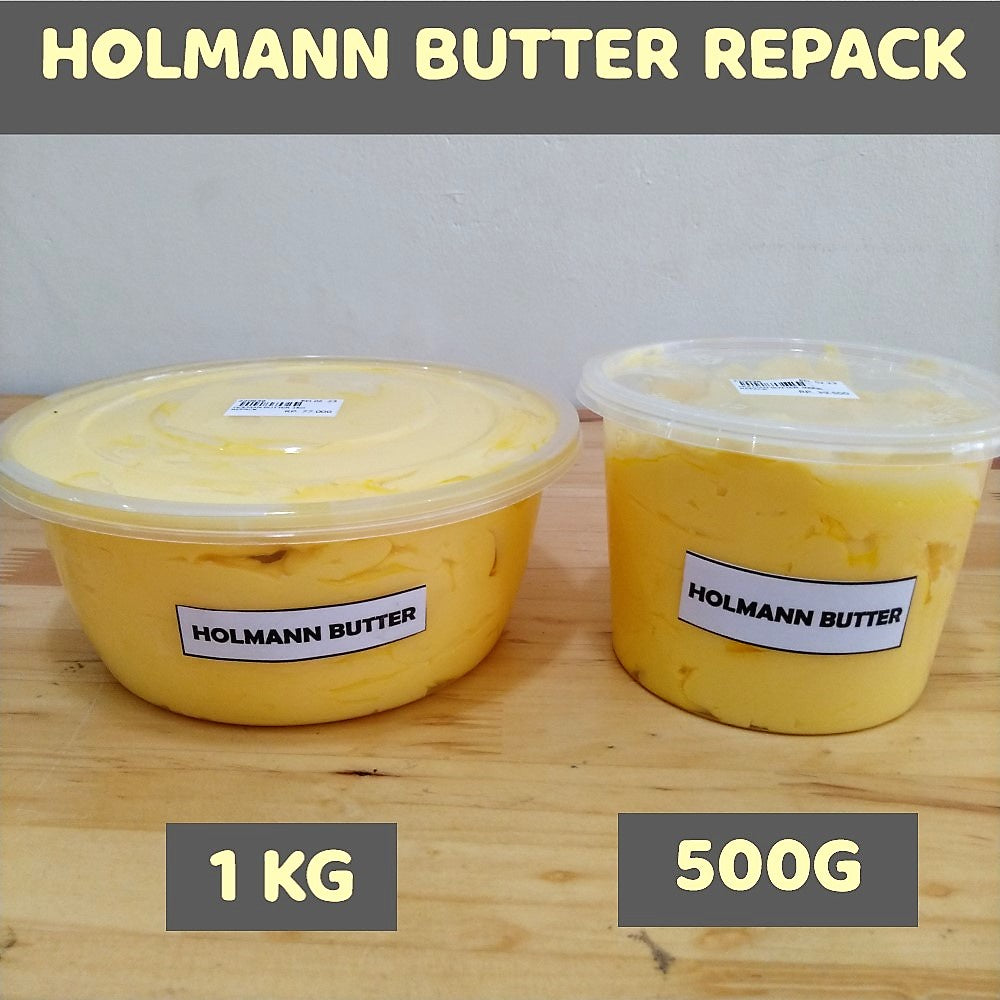 Pekanbaru Hollmann Butter / Mentega Repack 500Gr 1 Kg (Instan Only)
