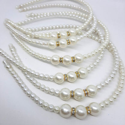 Pekanbaru Bando Mutiara Korea Pearl Headband Korean Hairband