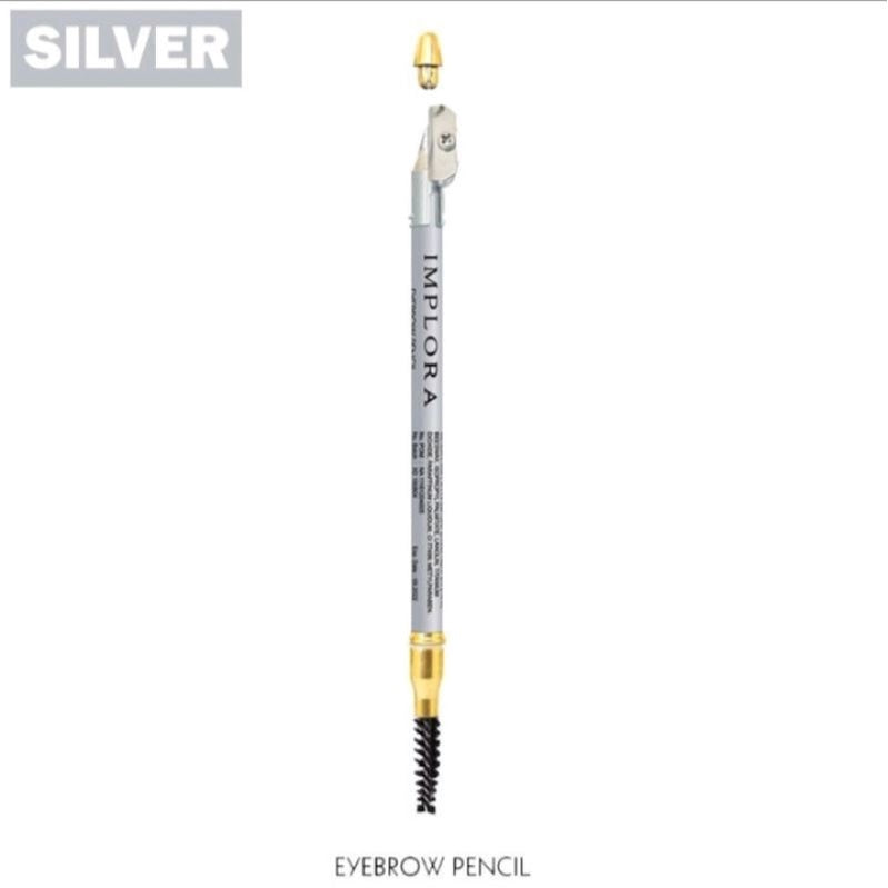 Pekanbaru Implora Pensil Alis 2 In 1  /Pensil Alis+ Serutan+Sisir Alis/Sulam Alis
