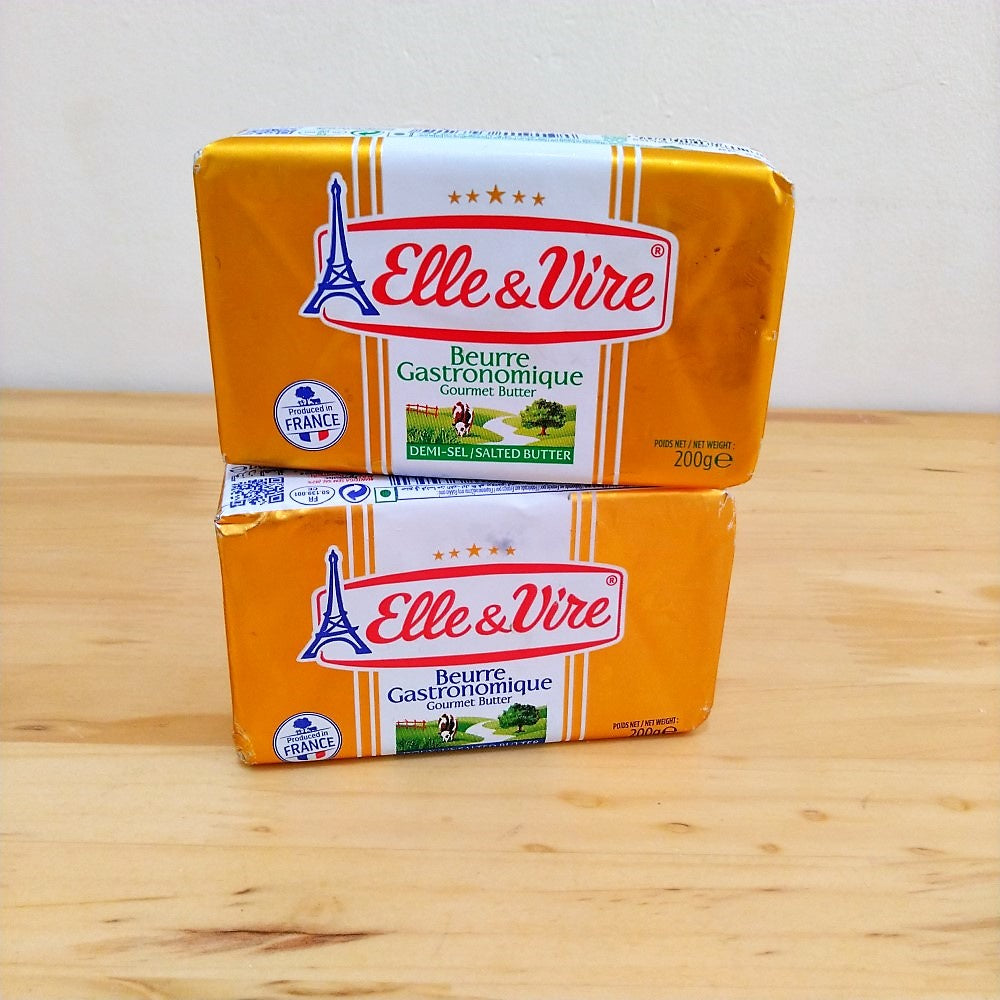 Pekanbaru Elle & Vire Gourmet Butter Unsalted 200G