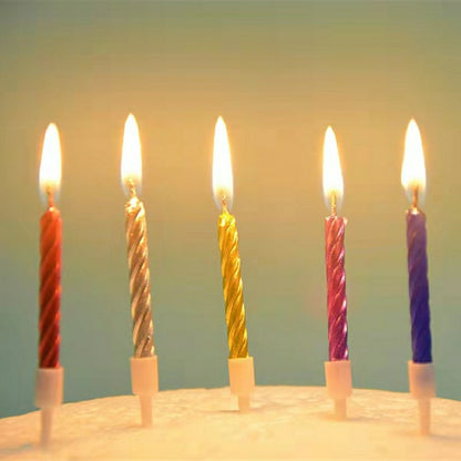 Pekanbaru Lilin Ulang Tahun Ulir Pendek Per Pack