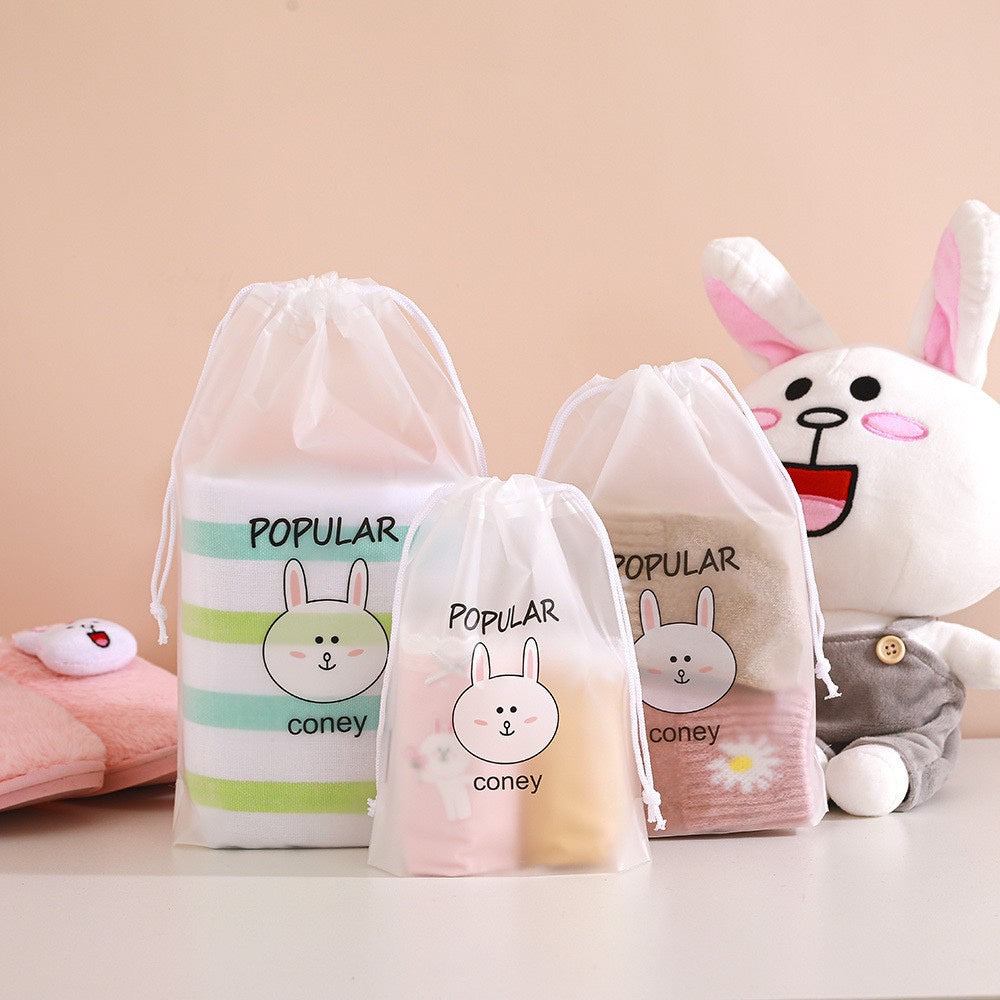 Pekanbaru HR-[POUCH SERUT] Travel Pouch Organizer Bag Tas Serut Tempat Penyimpanan Alat Make Up Mandi Waterproof