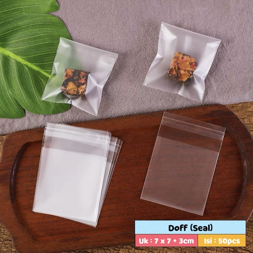 Pekanbaru Plastik Opp / Plastik Cookies / Kue Doff Seal Berbagai Ukuran Per Pack