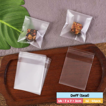 Pekanbaru Plastik Opp / Plastik Cookies / Kue Doff Seal Berbagai Ukuran Per Pack
