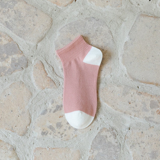 Pekanbaru Kaos Kaki Pink Square Kotak Women Socks Import Kaos Kaki Catur Berkualitas Kaus Kaki Pendek Lembut Korean Style