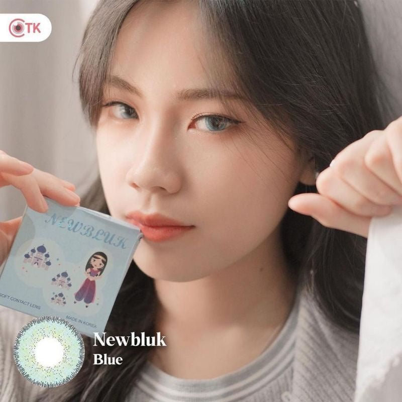Pekanbaru Softlens Newbluk 15Mm ( Normal Minus) + Free Case
