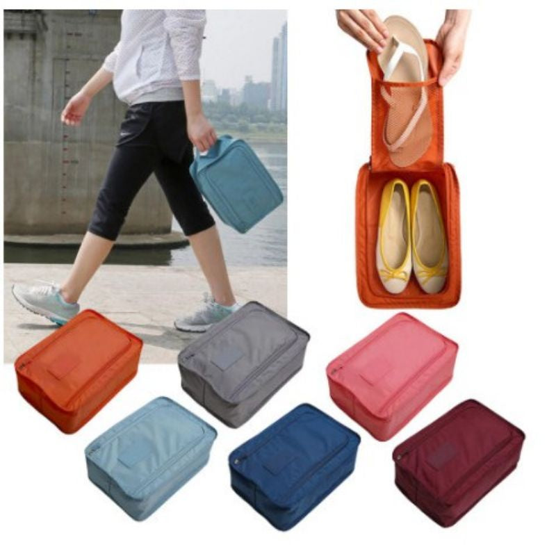 Pekanbaru Monopoly Shoes Pouch Travel / Tas Sendal Sepatu / Shoes Bag Organizer