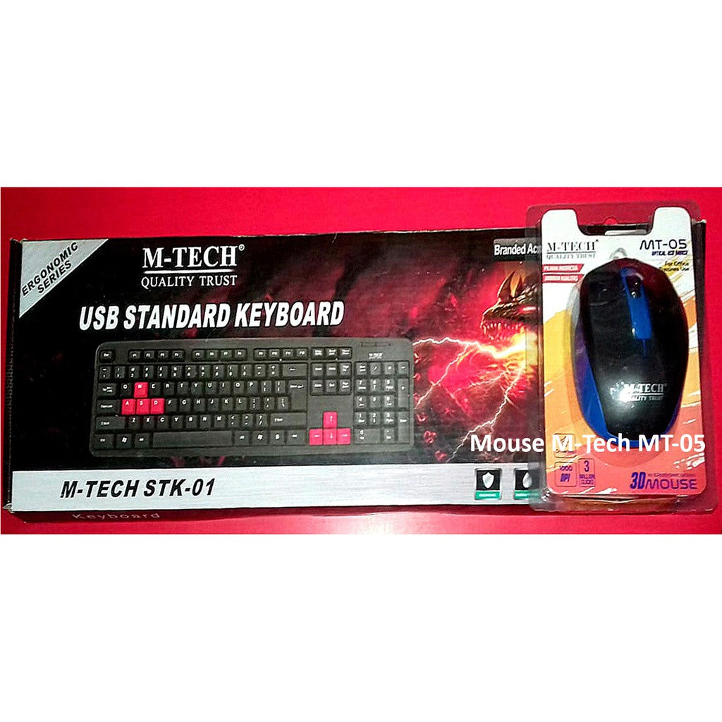 Pekanbaru Mouse Keyboard M-Tech - Robot