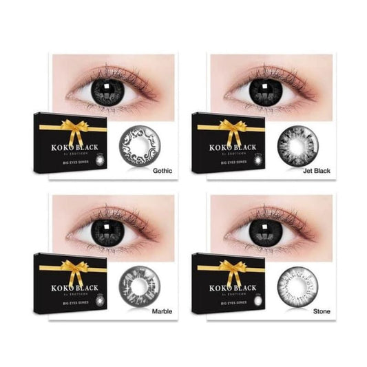 Pekanbaru Softlens X2 Koko Black 14.5Mm Normal Minus/Softlens Minus/Softlens Normal /Kacamata/Kontaklensa