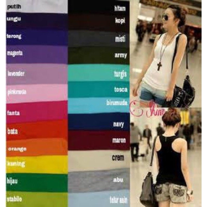 Pekanbaru Tangtop Agnes-Tank Top Agnes Wanita