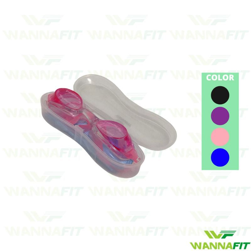 Pekanbaru Kacamata Renang Wannafit Anti Fog Uv Free Box Kacamata+Penutup Telinga