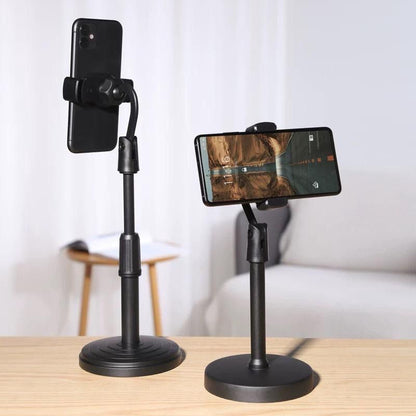 Pekanbaru Stand Hp Adjustable Universal / Holder Meja / Holder Stand Live  / Stand Hp Rotari 360