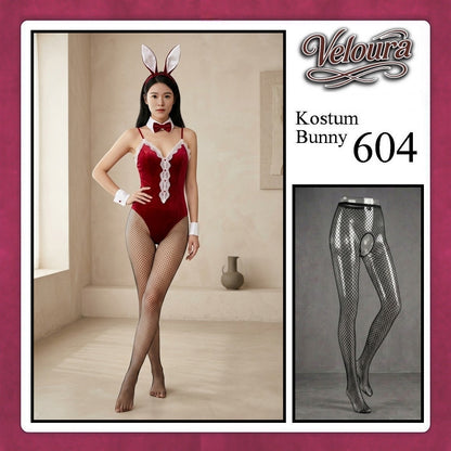 Pekalongan Veloura Nurse Cosplay Set - Lingerie Kostum Suster Perawat Seksi Playful Medical 604