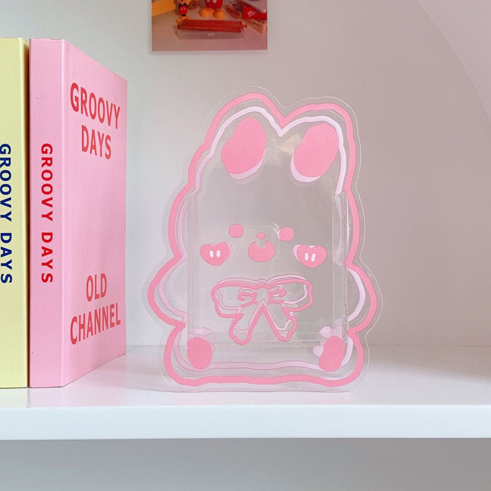 Pekanbaru Penholder Motif Unik Lucu Aesthetic Ins Tempat Penyimpanan Pena Akrilik Lucu Karakter Cartoon Korean Style Acrylic Stationary Kit Desk Organizer Cute Cartoon Pen Holder Transparan