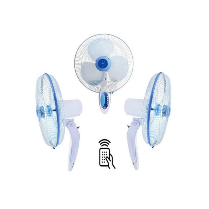 Pekanbaru Kipas Angin Dinding Miyako Grill Besi / Wall Fan Miyako Kaw 1689 Rc 16" + Remote
