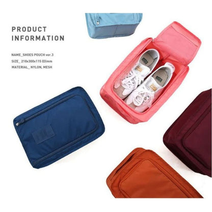 Pekanbaru Monopoly Shoes Pouch Travel / Tas Sendal Sepatu / Shoes Bag Organizer