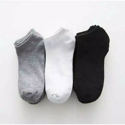 Pekanbaru Kaos Kaki Pendek Polos Ankle Socks Spandex Kaos Kaki Cewek Cowok Kaos Kaki