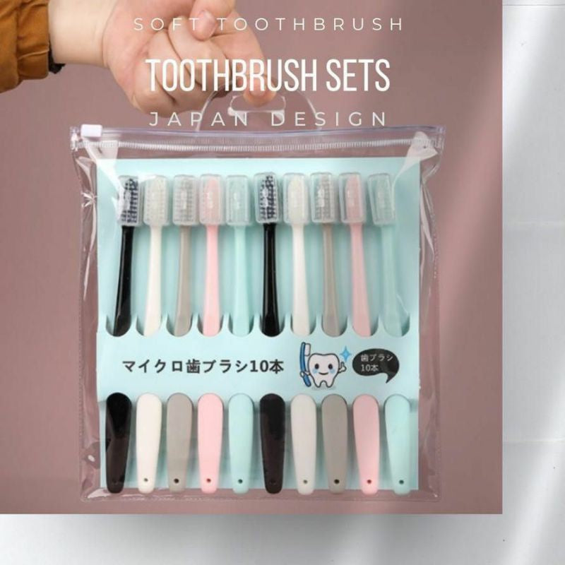 Pekanbaru (Isi 10 )Sikat Gigi Dewasa/ Toothbrush Double Care Sensitive Soft-Sweet