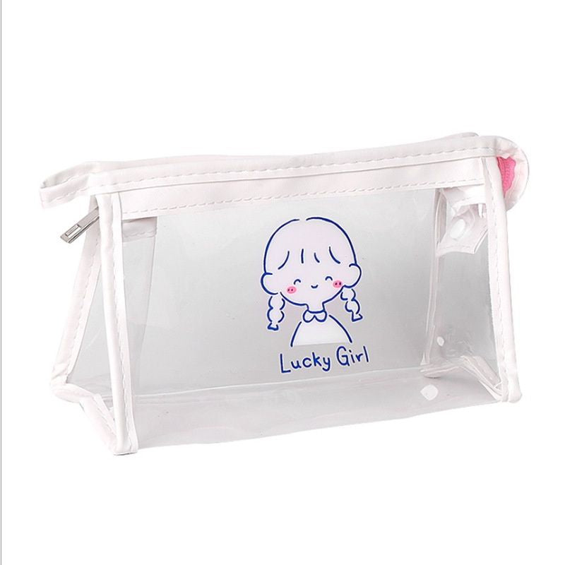 Pekanbaru Pouch Dompet Mika Make Up Kawai Pouch Resleting Tempat Alat Tulis Pouch