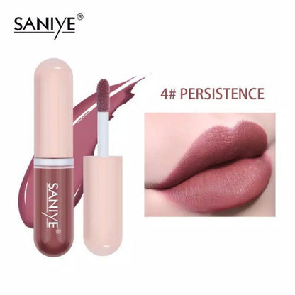 Pekanbaru Saniye Lip Tint Mini Matte Capsule Shape Liquid Lipstik Lipgross